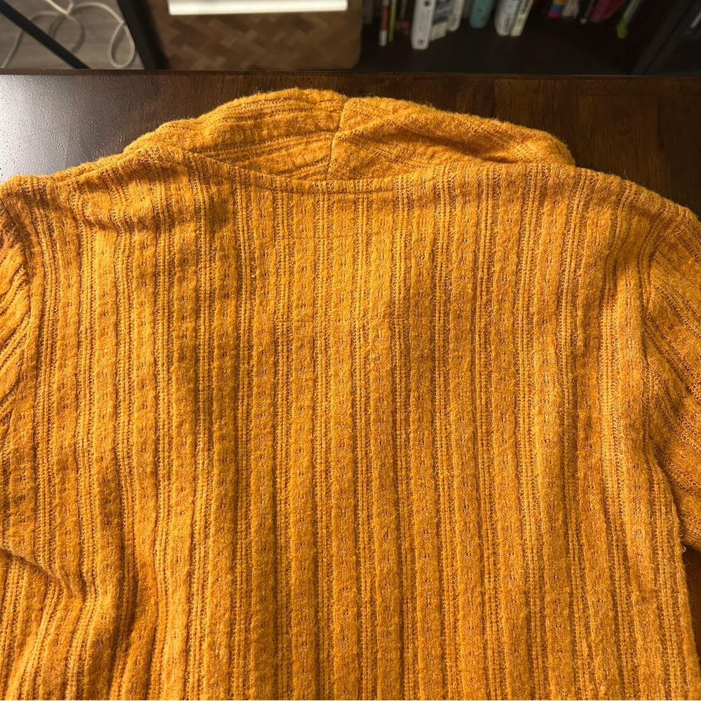 Anthropologie Maeve Rafela Hacci Surplice Faux Wrap Top Sweater Size XS - Picture 10 of 16